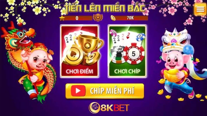 Giới thiệu trò chơi 8kbet bài Tiến lên miền Bắc 8k bet