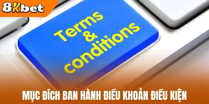 Mục đích ban hành điều khoản điều kiện