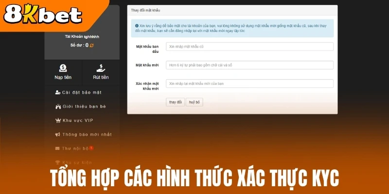 Tổng hợp các hình thức xác thực KYC