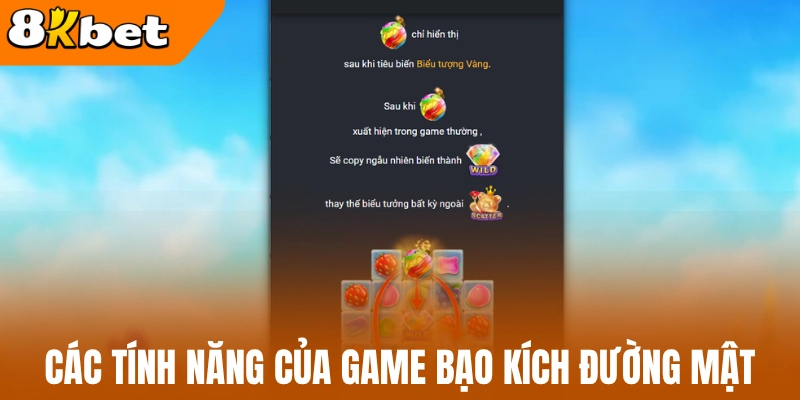 Các tính năng của game bạo kích đường mật