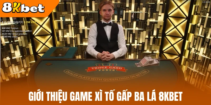 Giới thiệu game xì tố gấp ba lá 8kBet