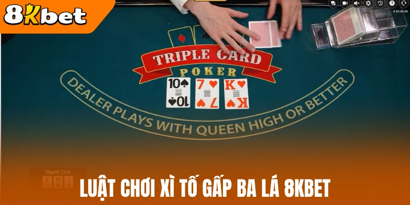 Luật chơi xì tố gấp ba lá 8kBet
